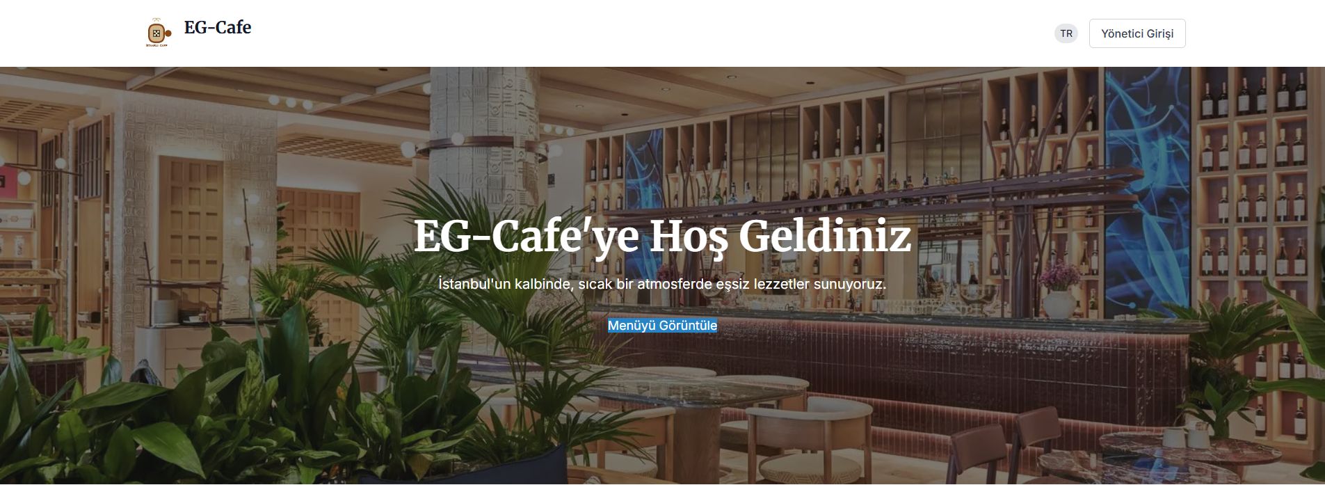 EG-Cafe Projesi Görsel 1