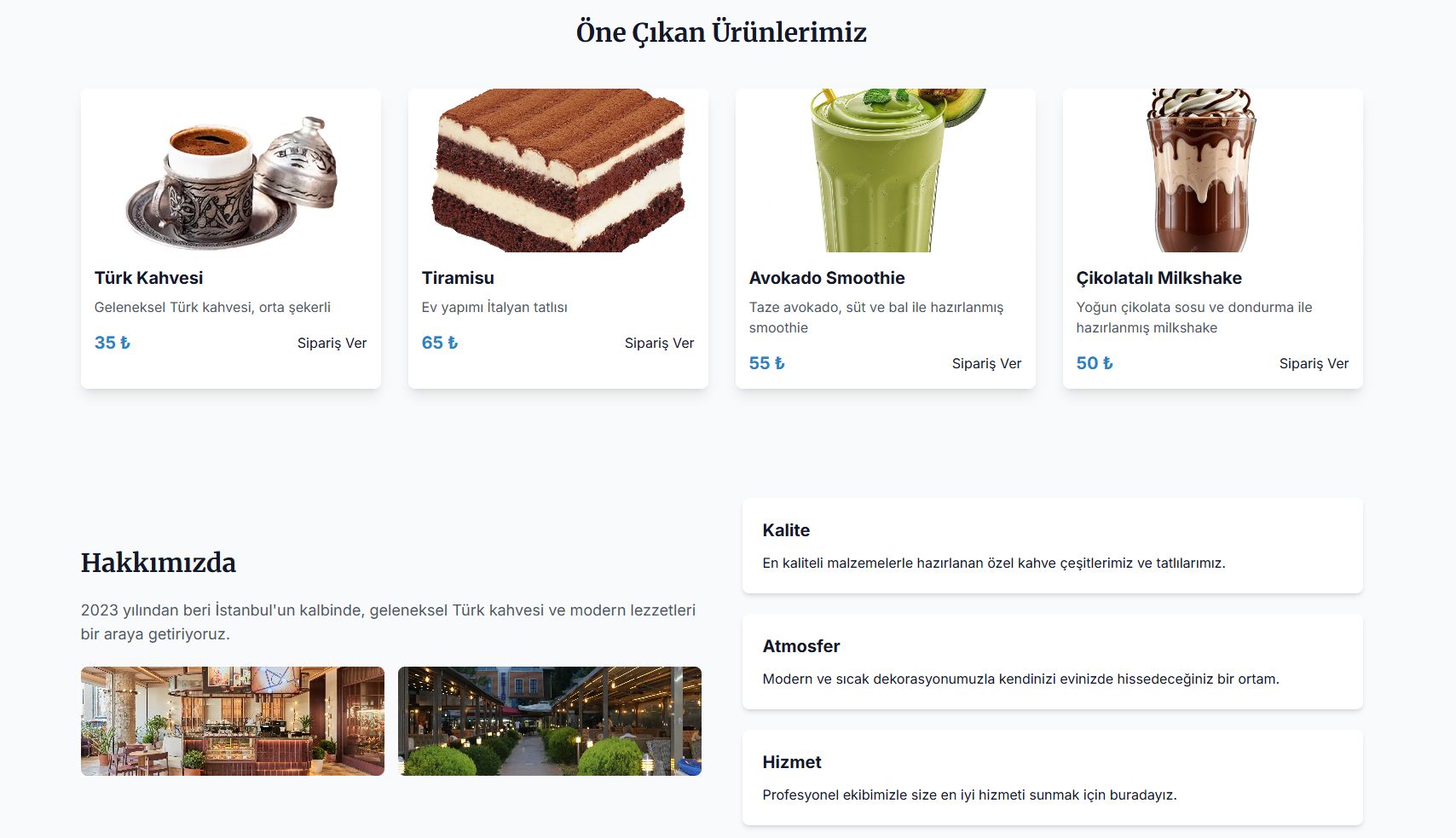 EG-Cafe Projesi Görsel 2