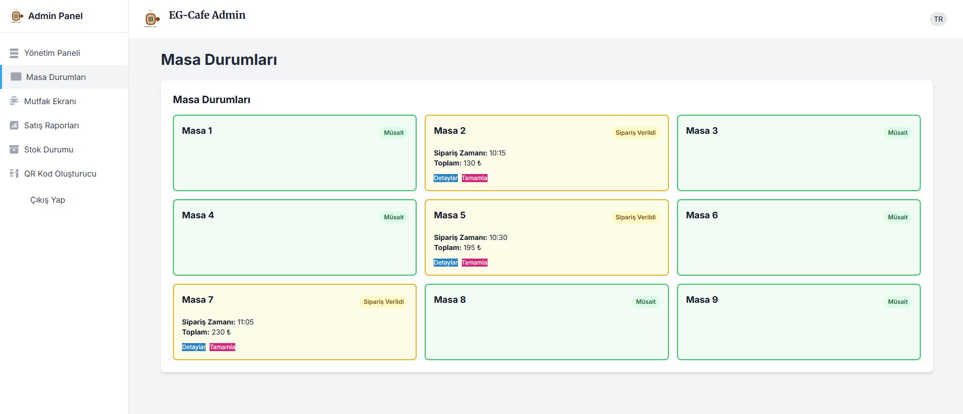 EG-Cafe Projesi Görsel 4