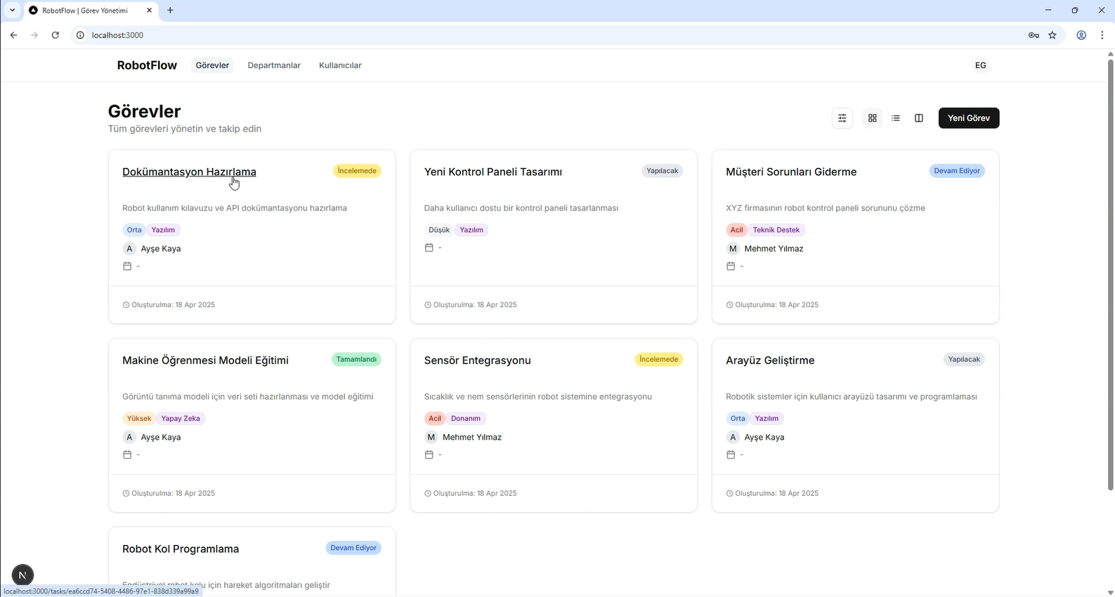 RobotFlow Projesi Görsel 3