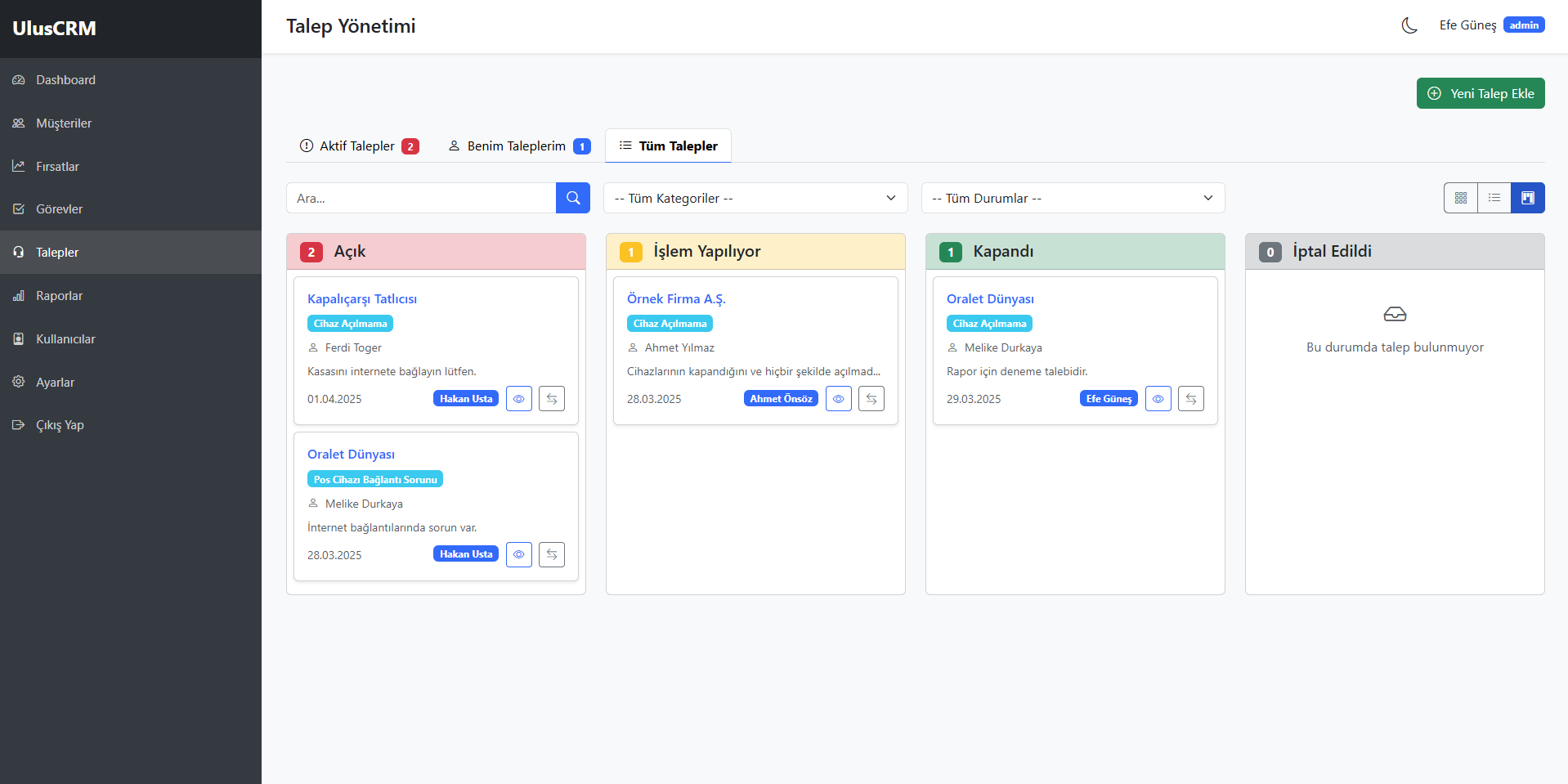 UlusCRM Projesi Görsel 4